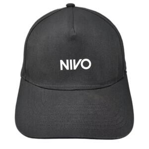 Nivo Trucker Hat Black White Snapback OS Perforated Adjustable Performance